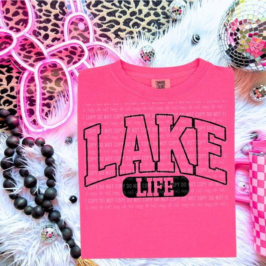Lake Life | Screen Print Transfer