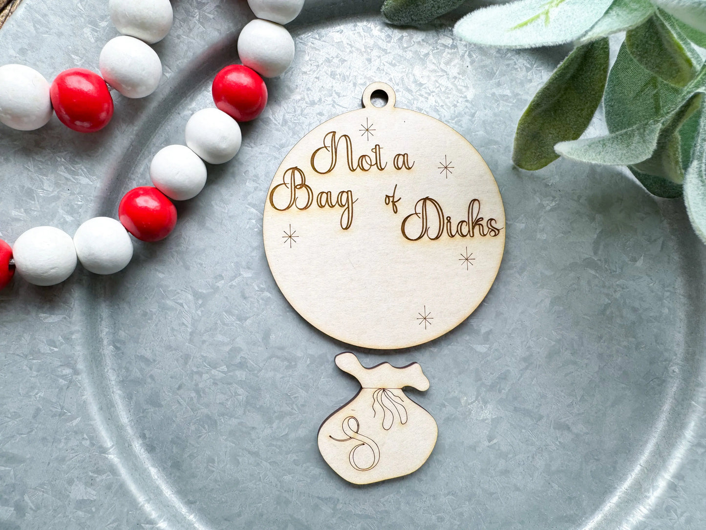 Paint Your Own Naughty Ornaments - Option 1
