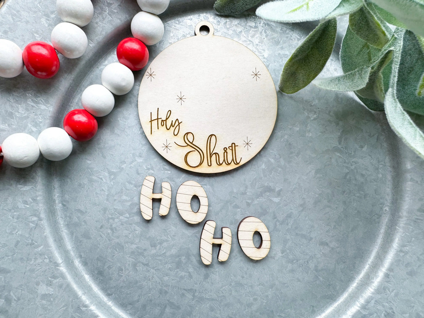 Paint Your Own Naughty Ornaments - Option 1