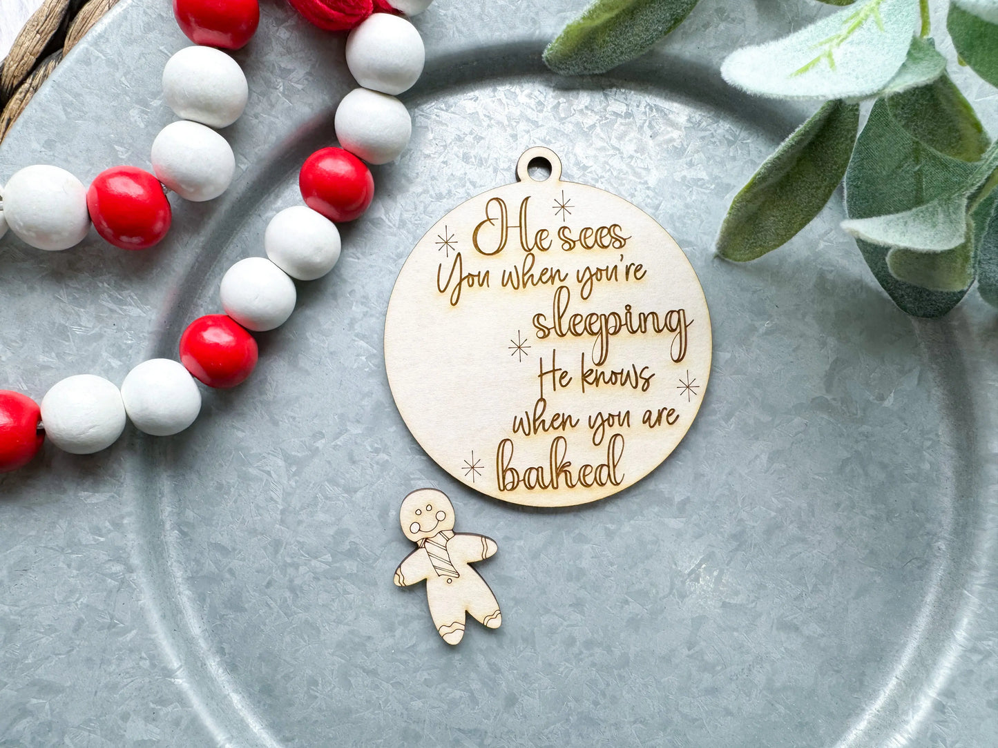 Paint Your Own Naughty Ornaments - Option 1
