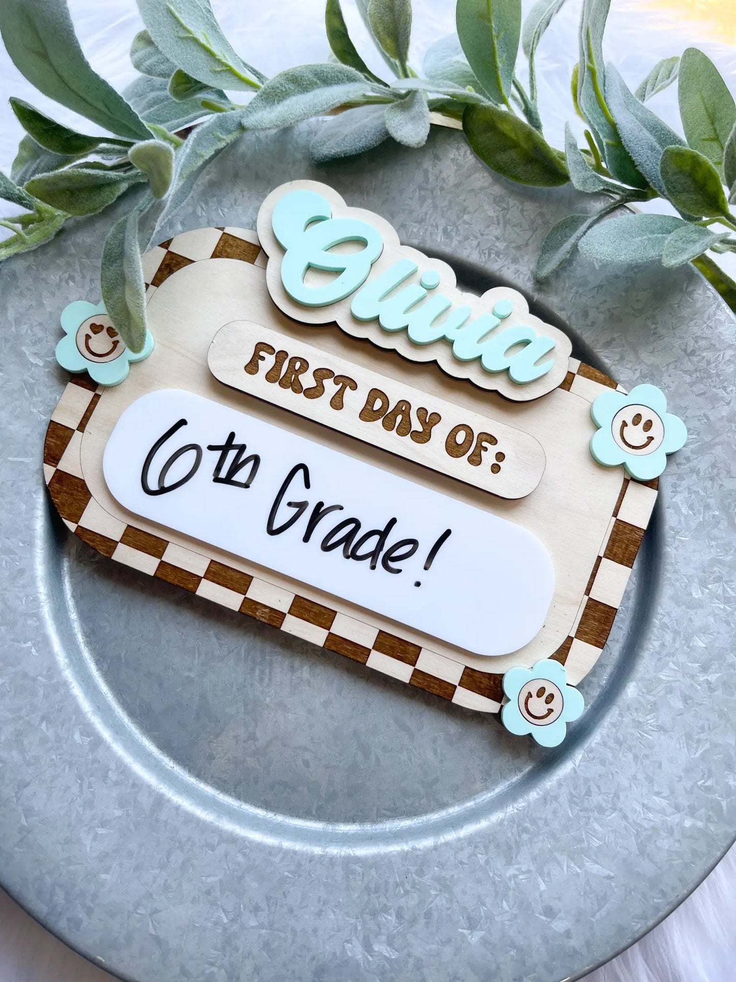 Retro First/Last Day of School Sign