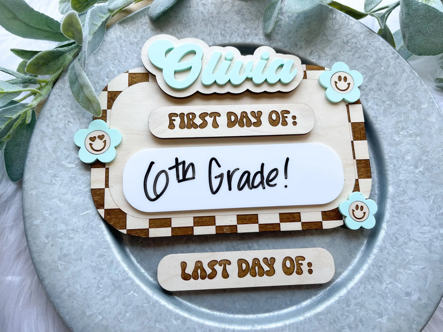 Retro First/Last Day of School Sign