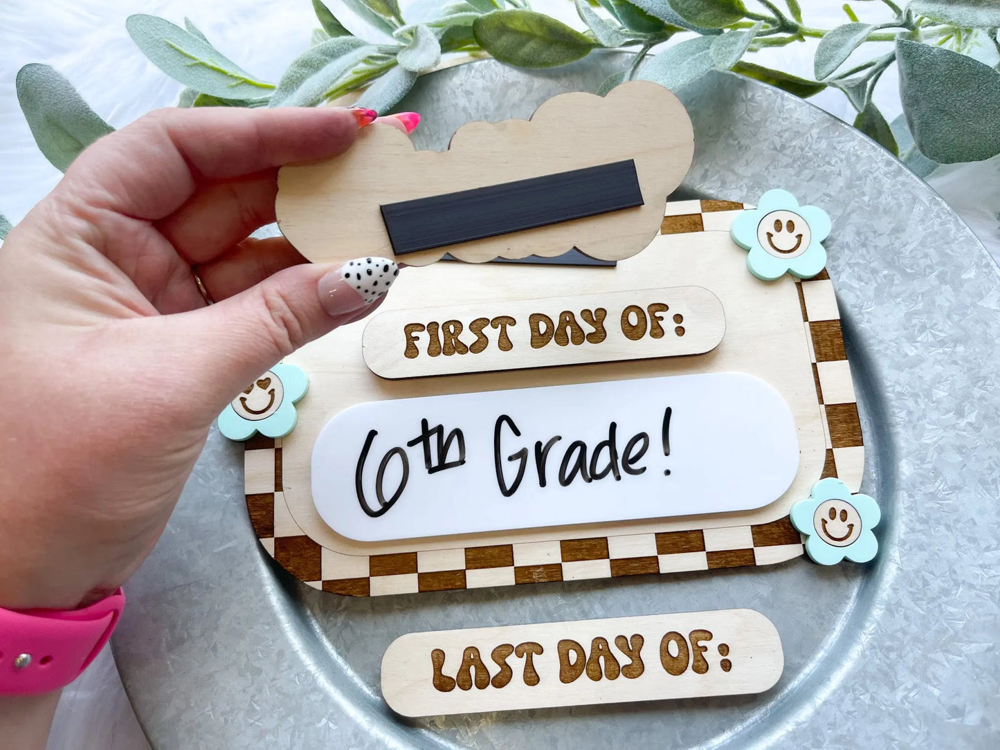 Retro First/Last Day of School Sign