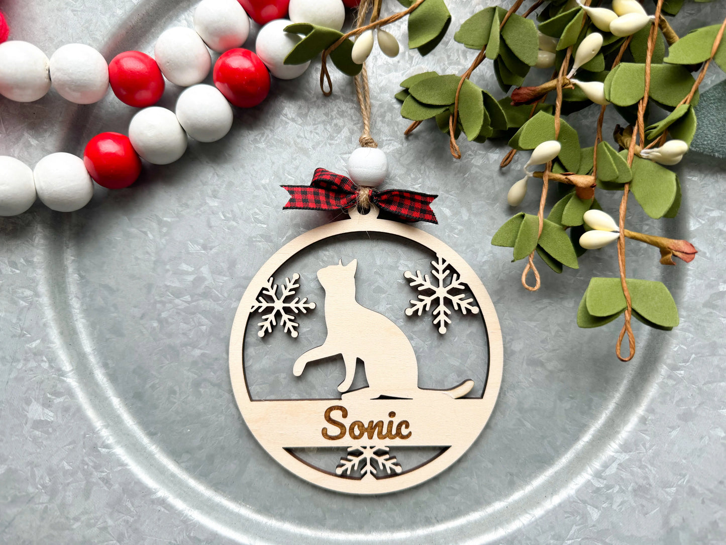 Customized Cat Ornament