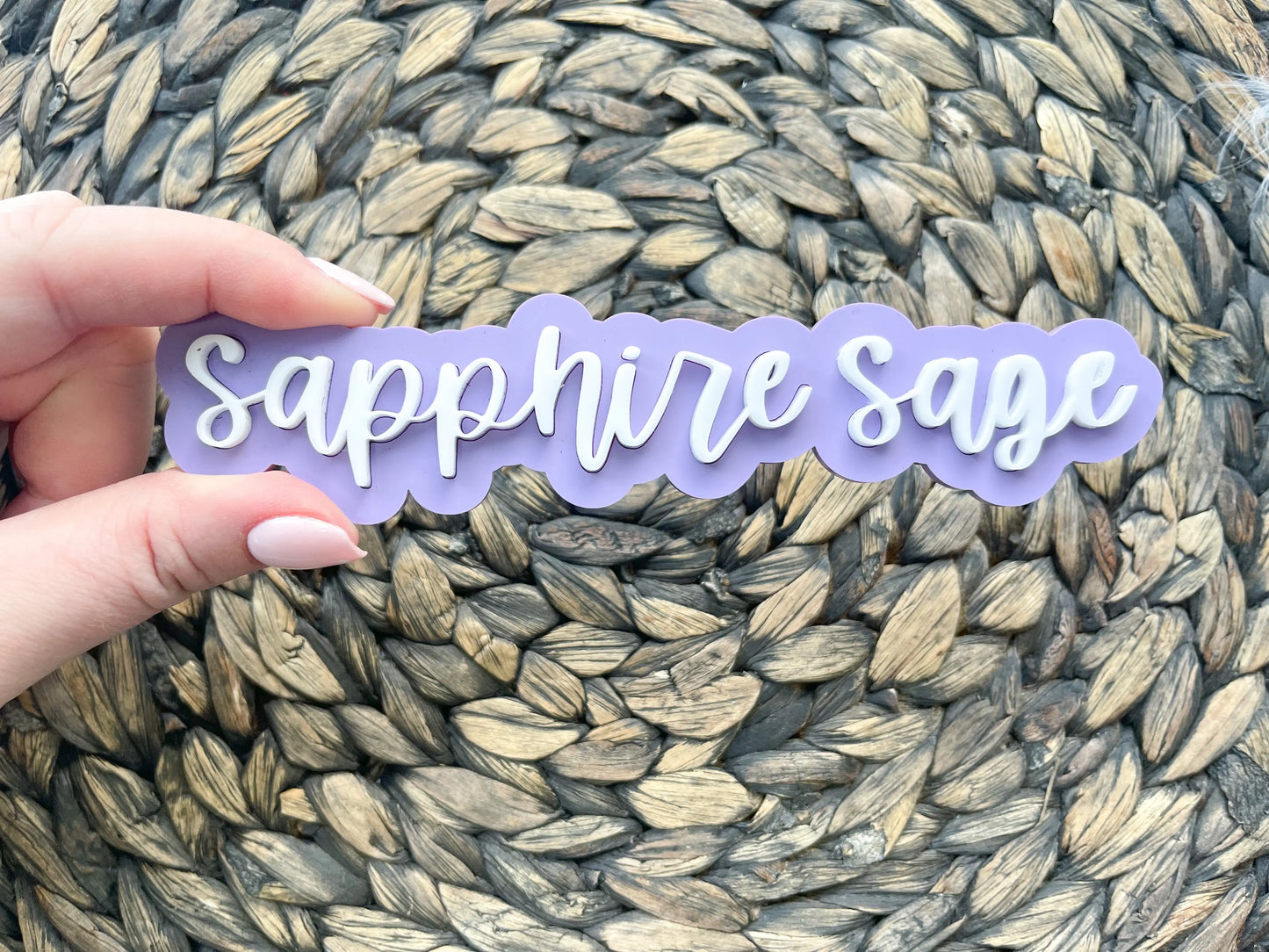 Physical Watermark - 1 Line - 10" - Hey There Crafty LLC