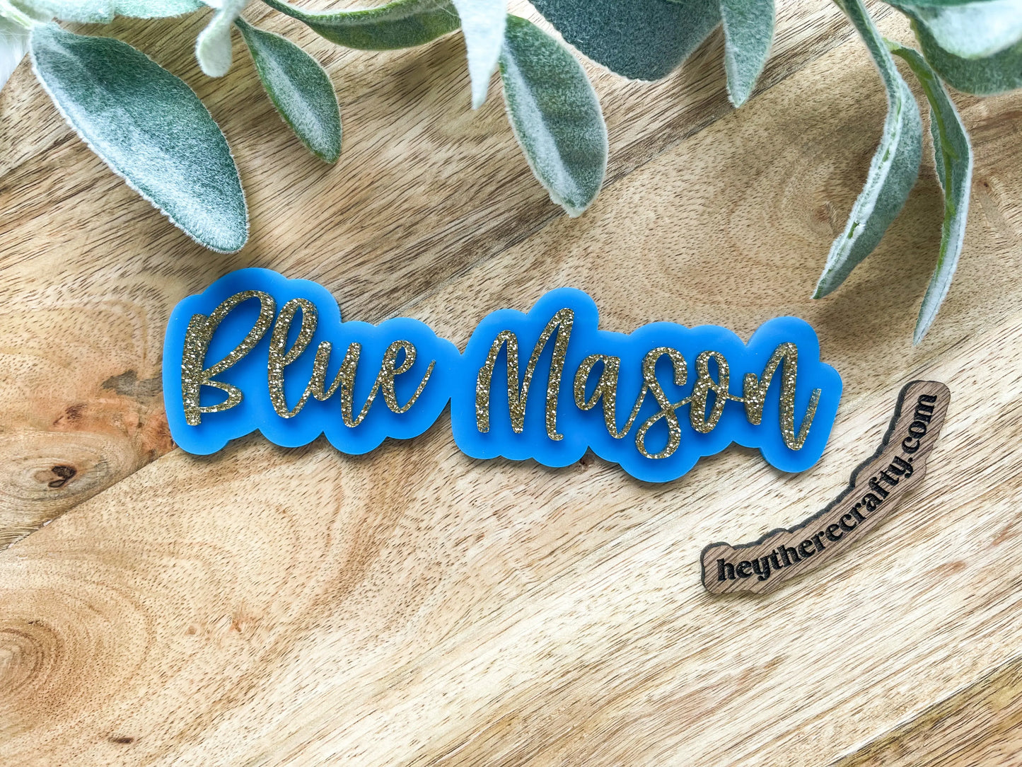 Physical Watermark - 1 Line - 10" - Hey There Crafty LLC