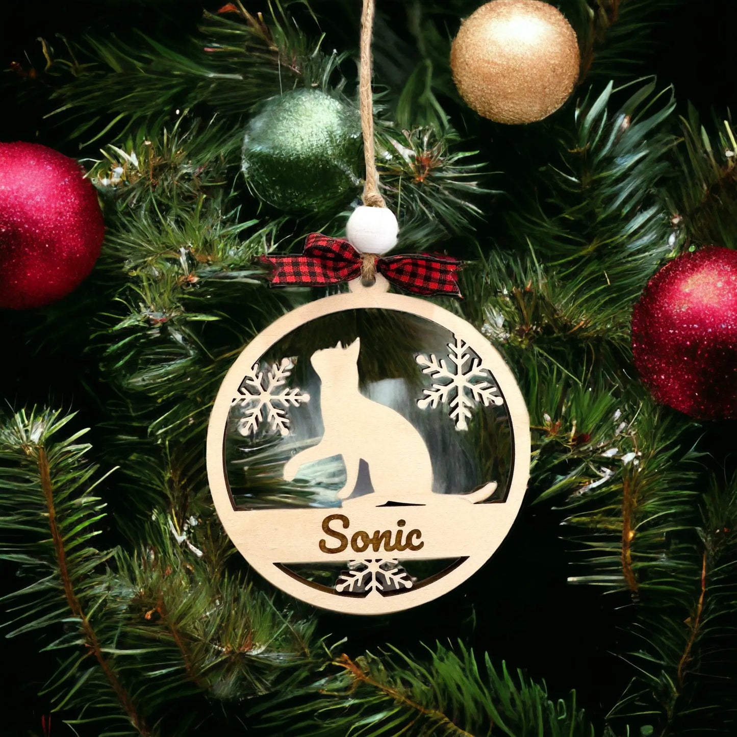 Customized Cat Ornament