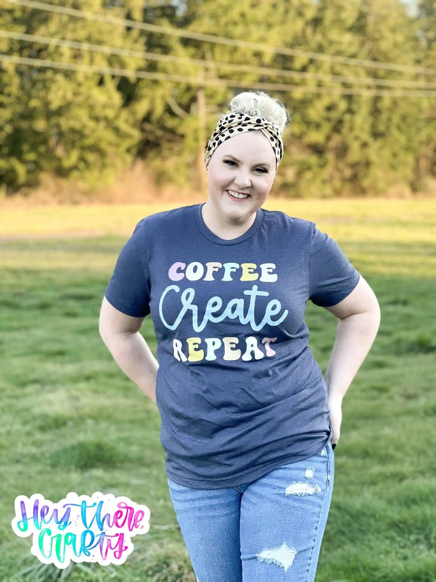 Coffee, Create, Repeat T-Shirt