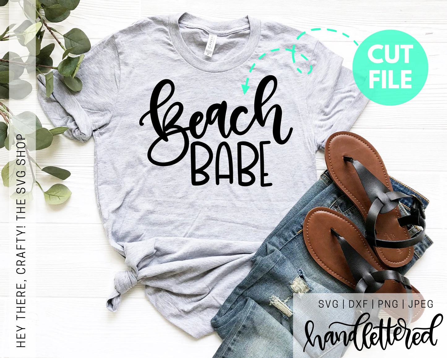 Beach Babe | SVG, PNG, DXF, JPEG