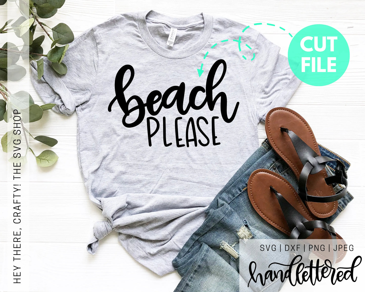 Beach Please | SVG, PNG, DXF, JPEG