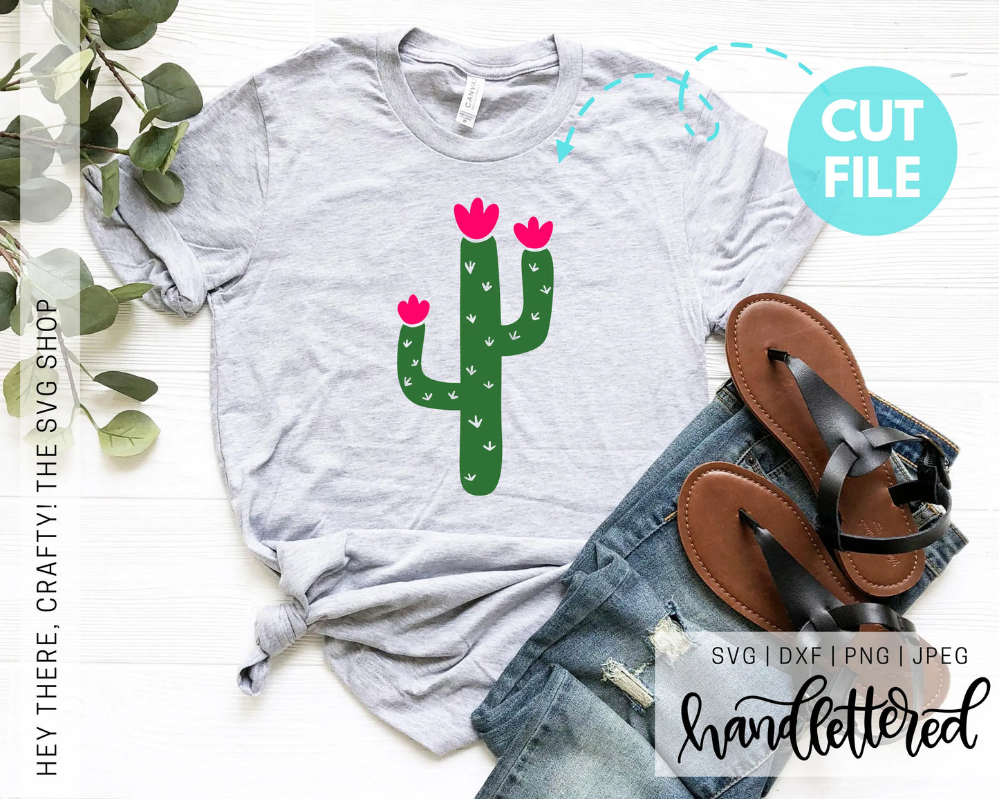 Cactus | SVG, PNG, DXF, JPEG