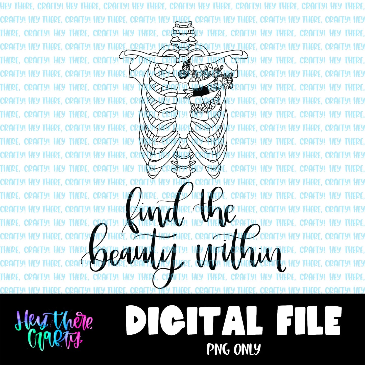 Find the Beauty Within | PNG File