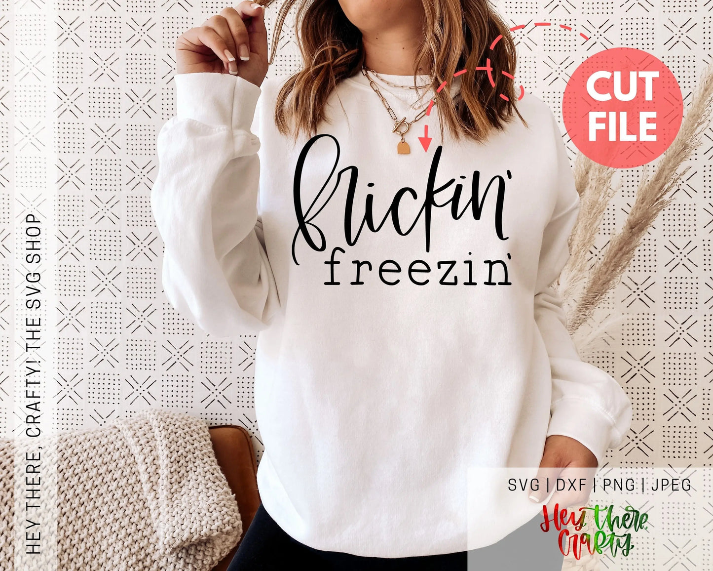 Frickin' Freezin' | SVG, PNG, DXF, JPEG