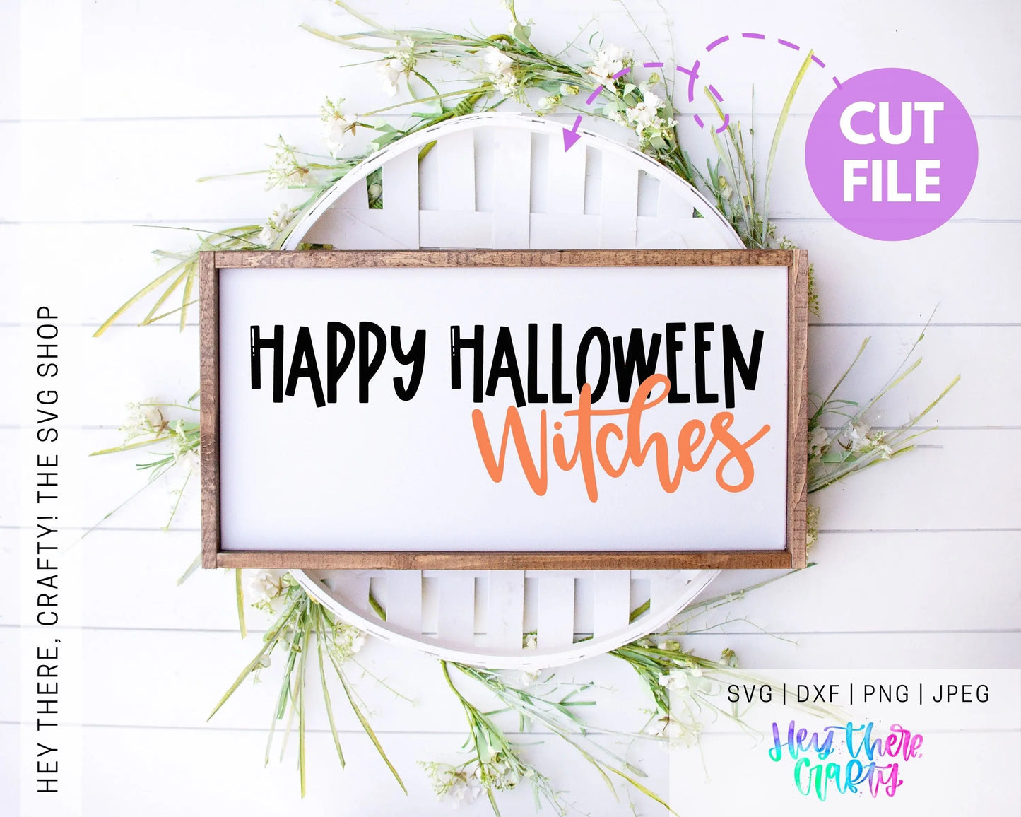 Happy Halloween Witches | SVG, PNG, DXF, JPEG