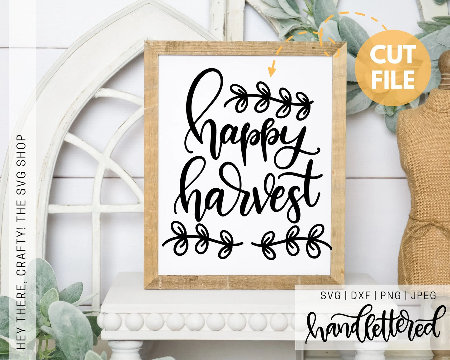 Happy Harvest | SVG, PNG, DXF, JPEG