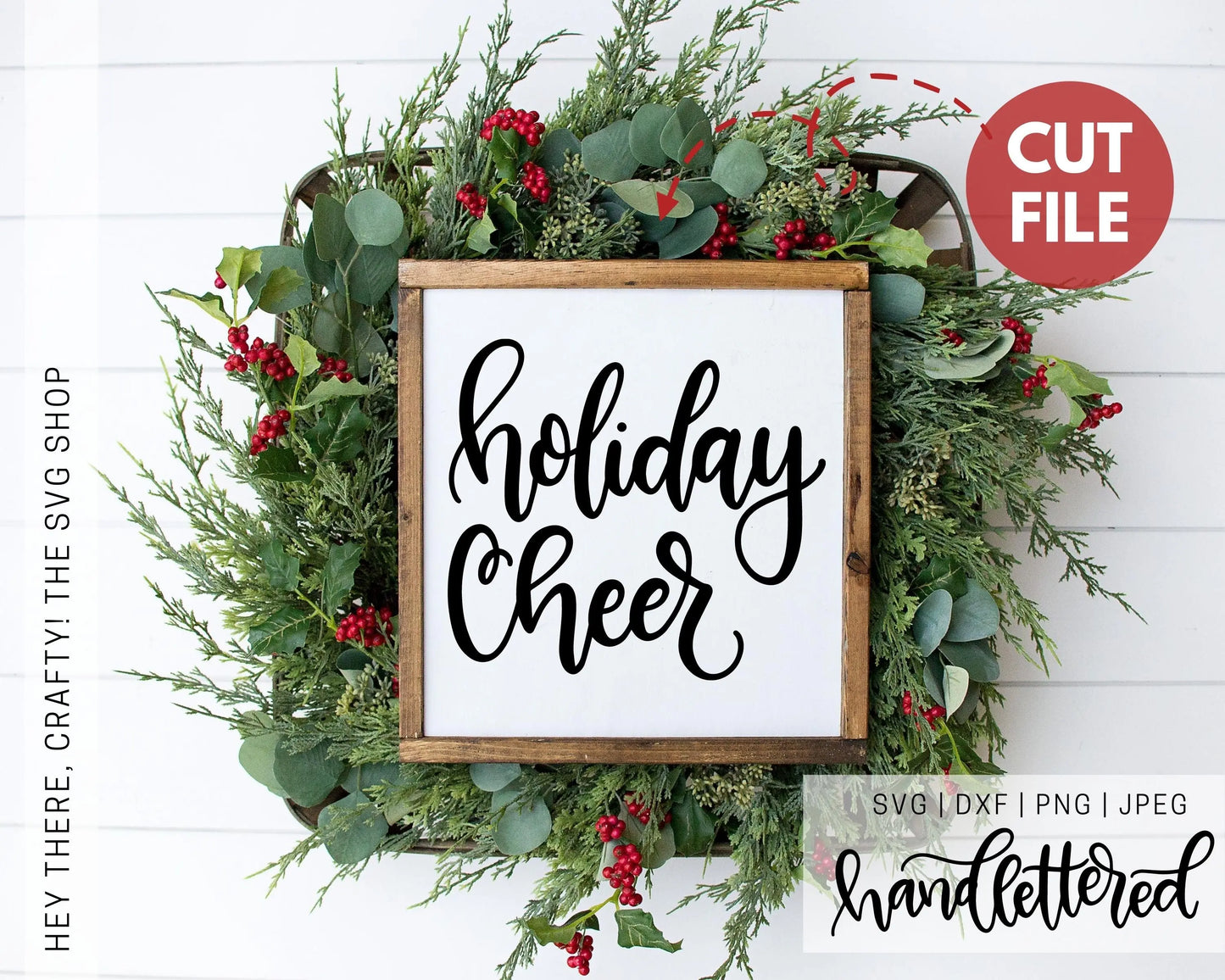 Holiday Cheer | SVG, PNG, DXF, JPEG