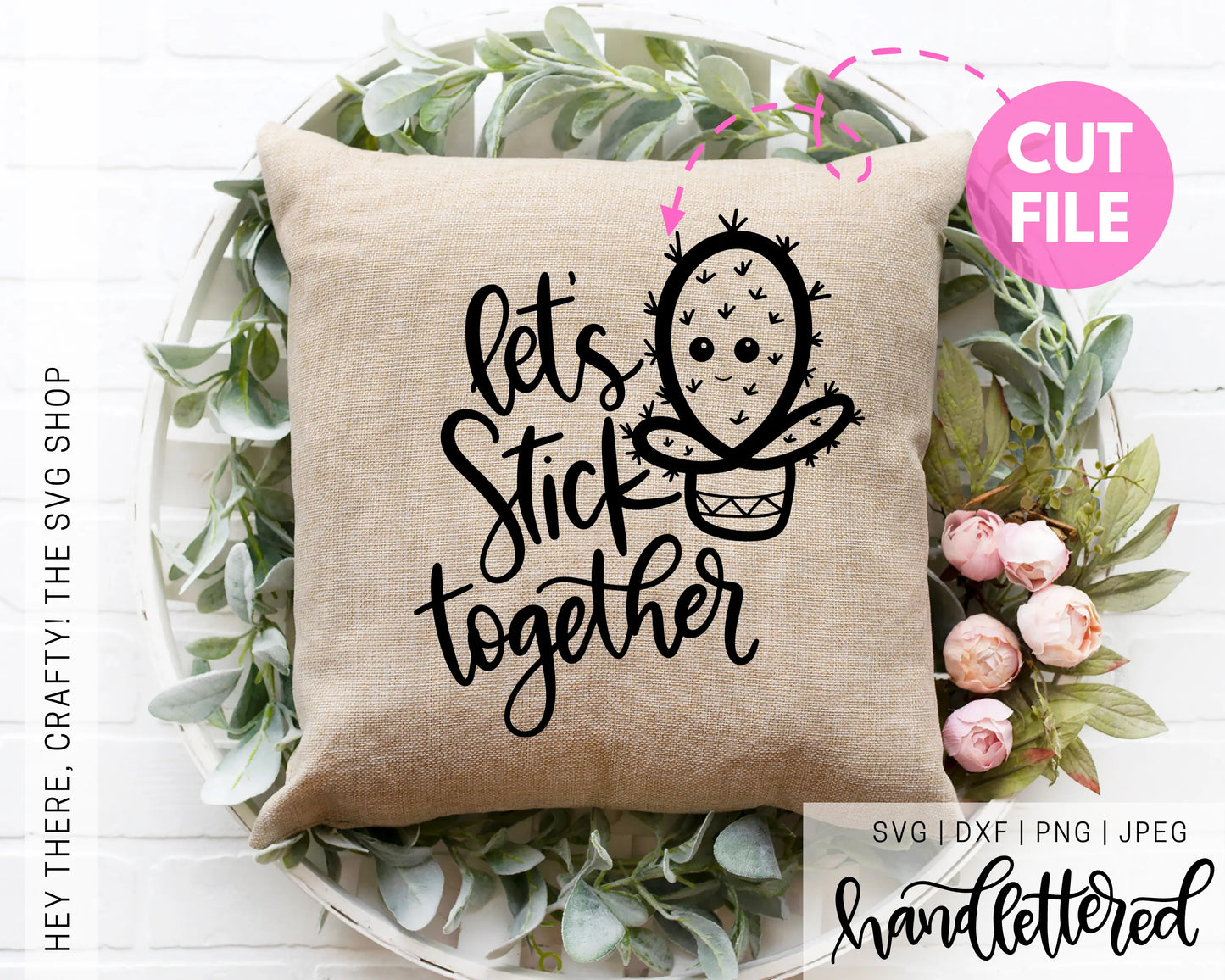 Let's Stick Together | SVG, PNG, DXF, JPEG