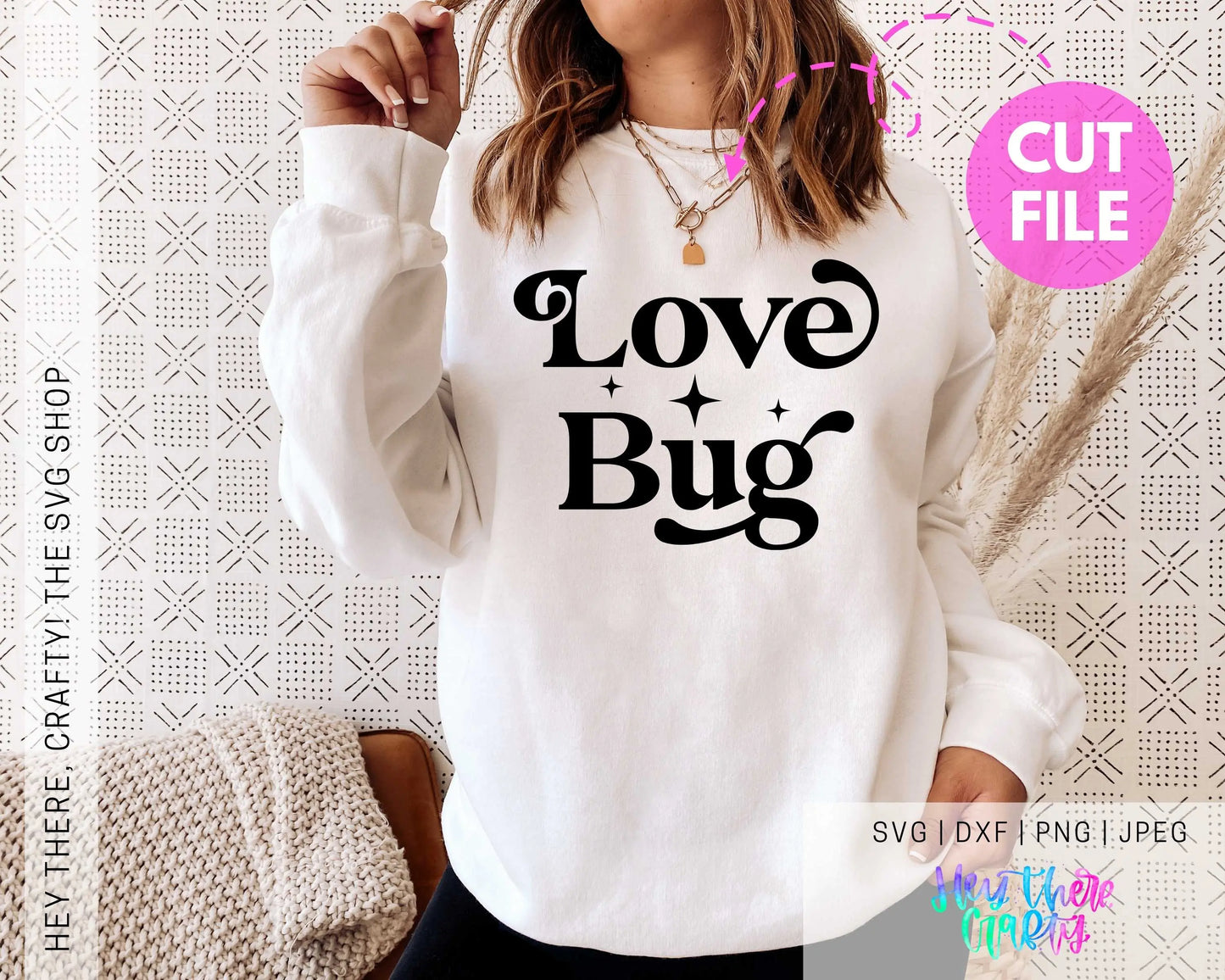Love Bug | SVG, PNG, DXF, JPEG