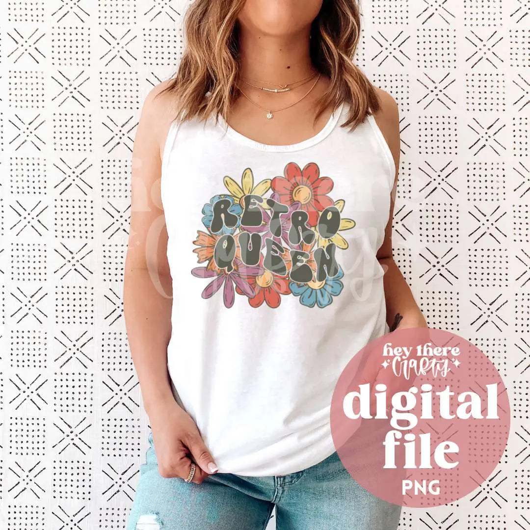 Retro Queen | PNG File