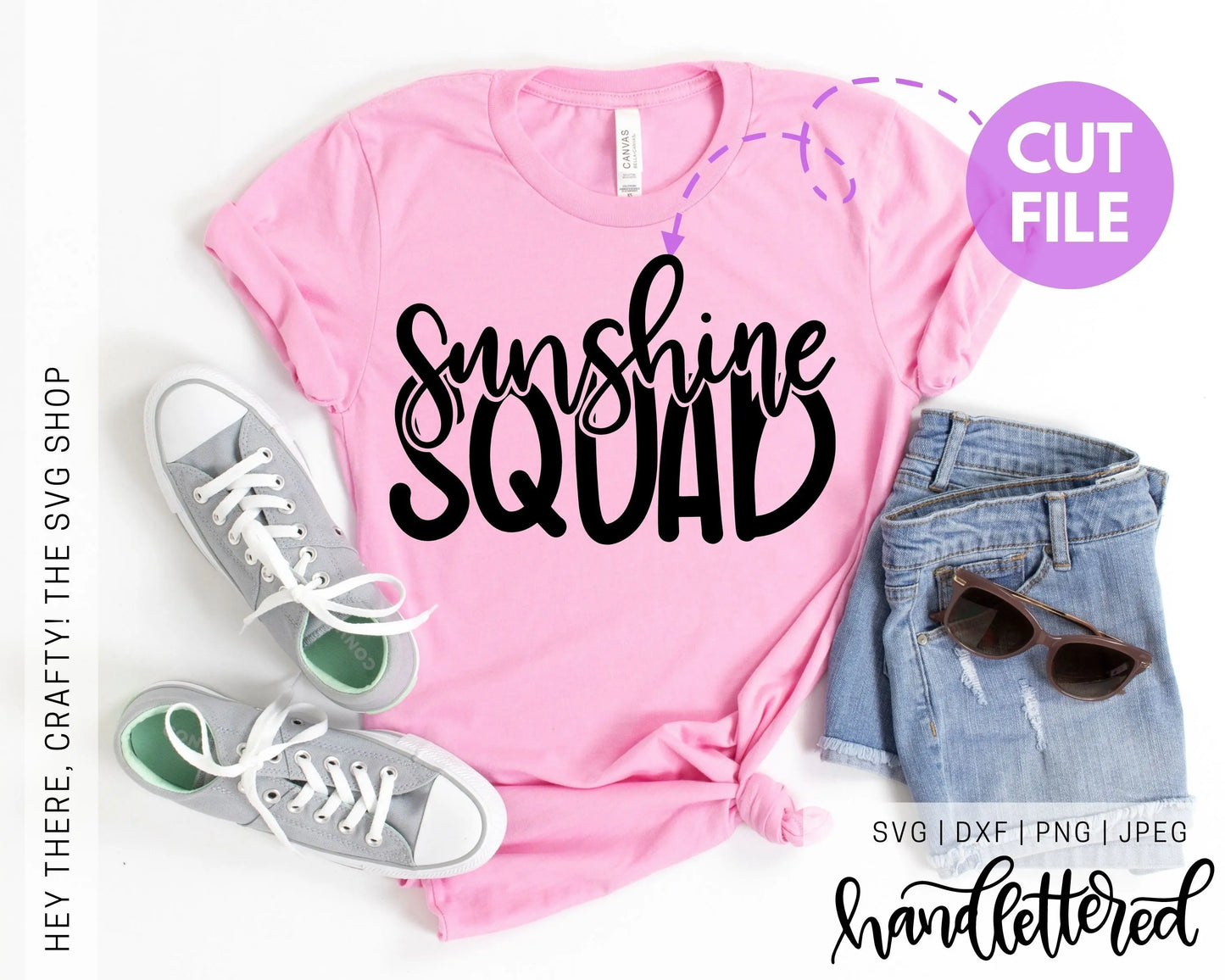Sunshine Squad | SVG, PNG, DXF, JPEG