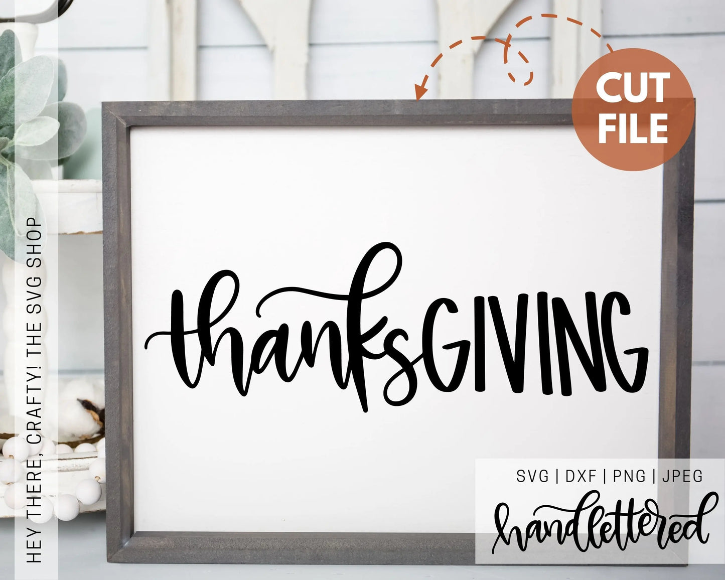 thanksGIVING | SVG, PNG, DXF, JPEG