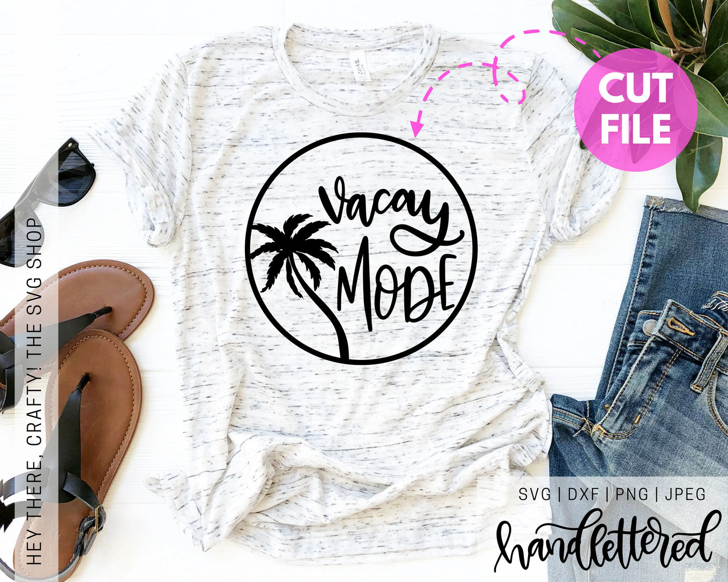 Vacay Mode | SVG, PNG, DXF, JPEG
