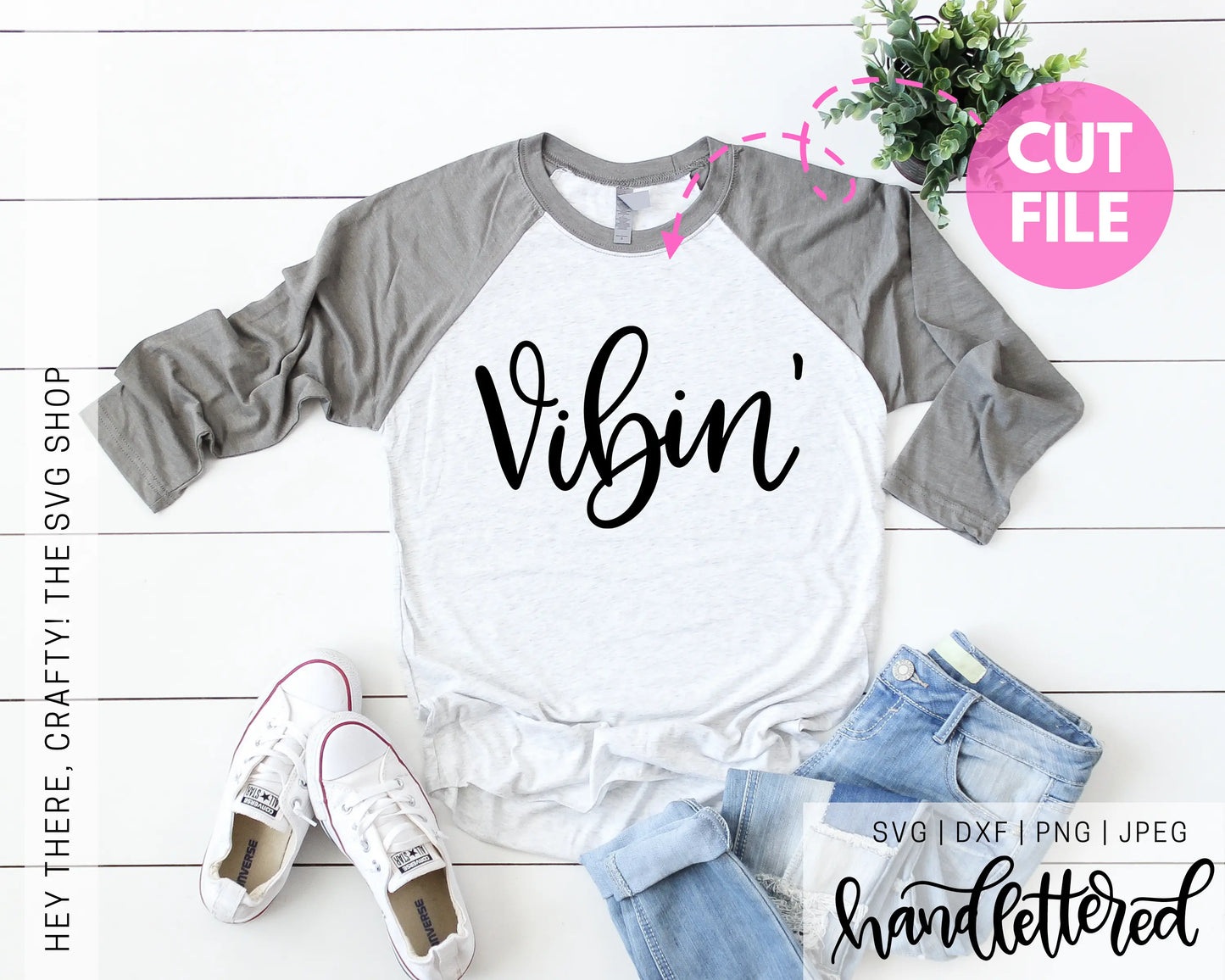 Vibin | SVG, PNG, DXF, JPEG