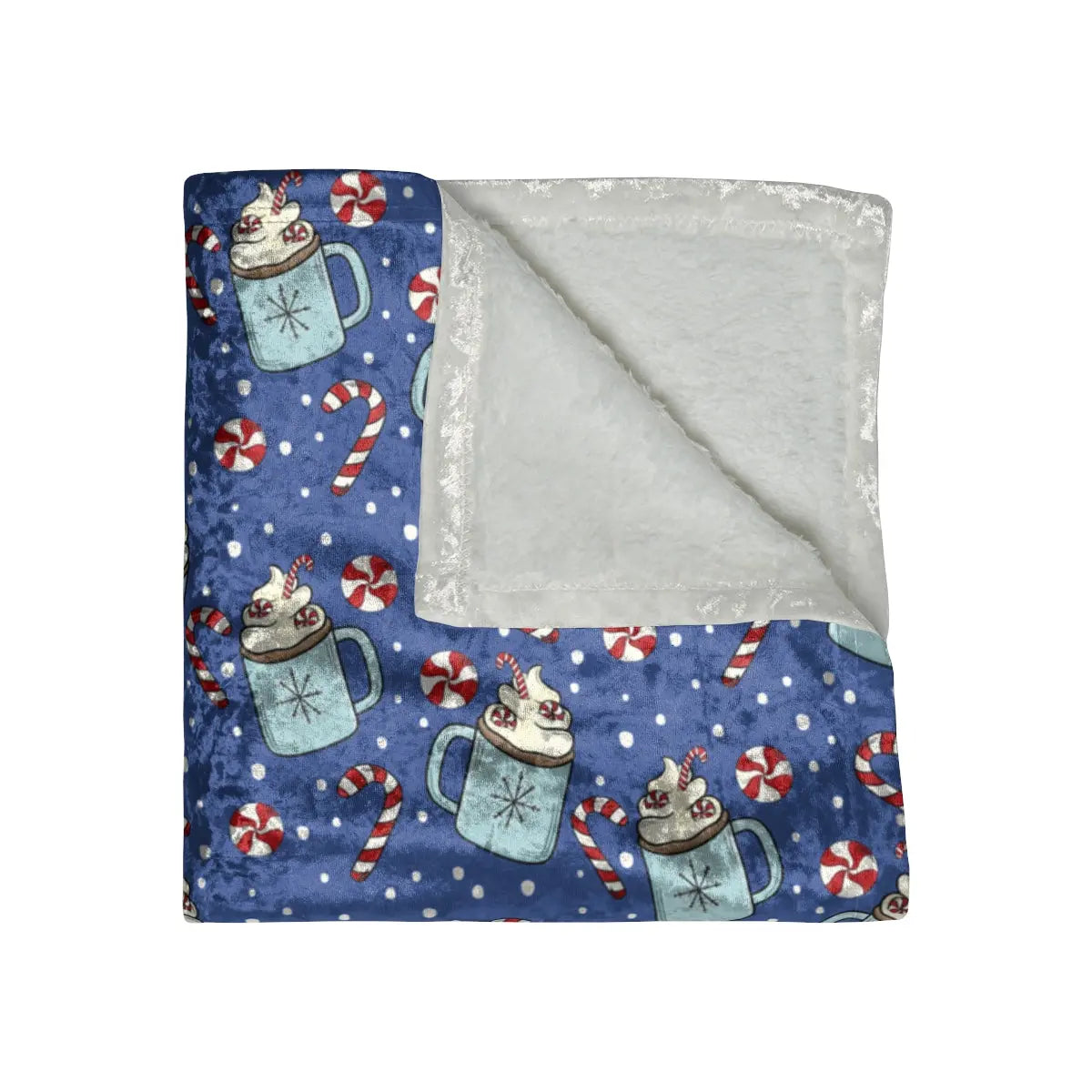 Minty Mugs Crushed Velvet Blanket
