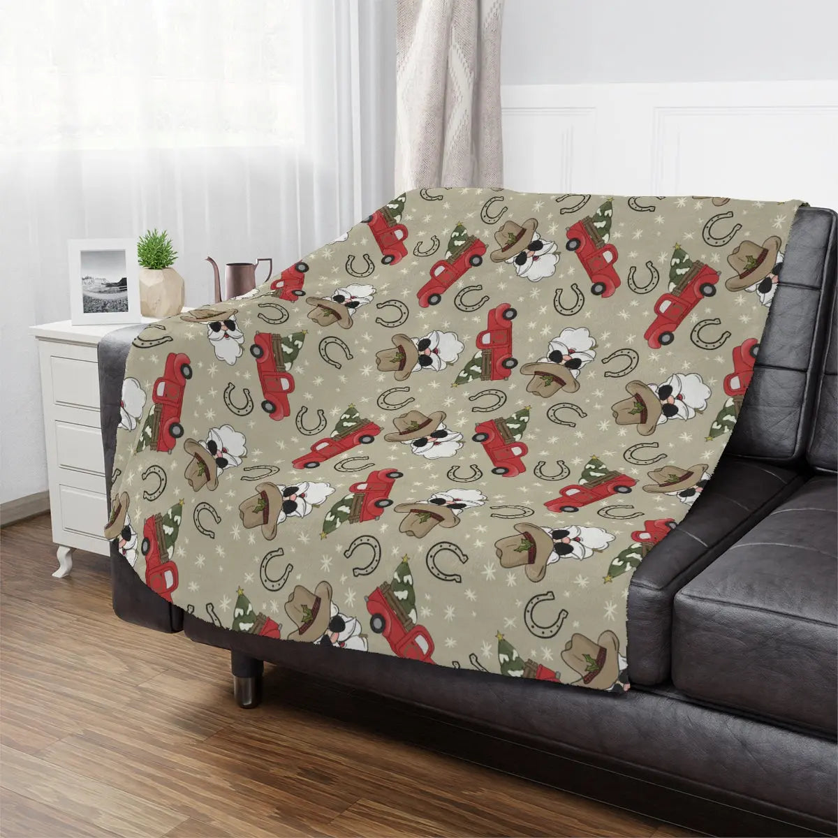 Western Santa Minky Blanket