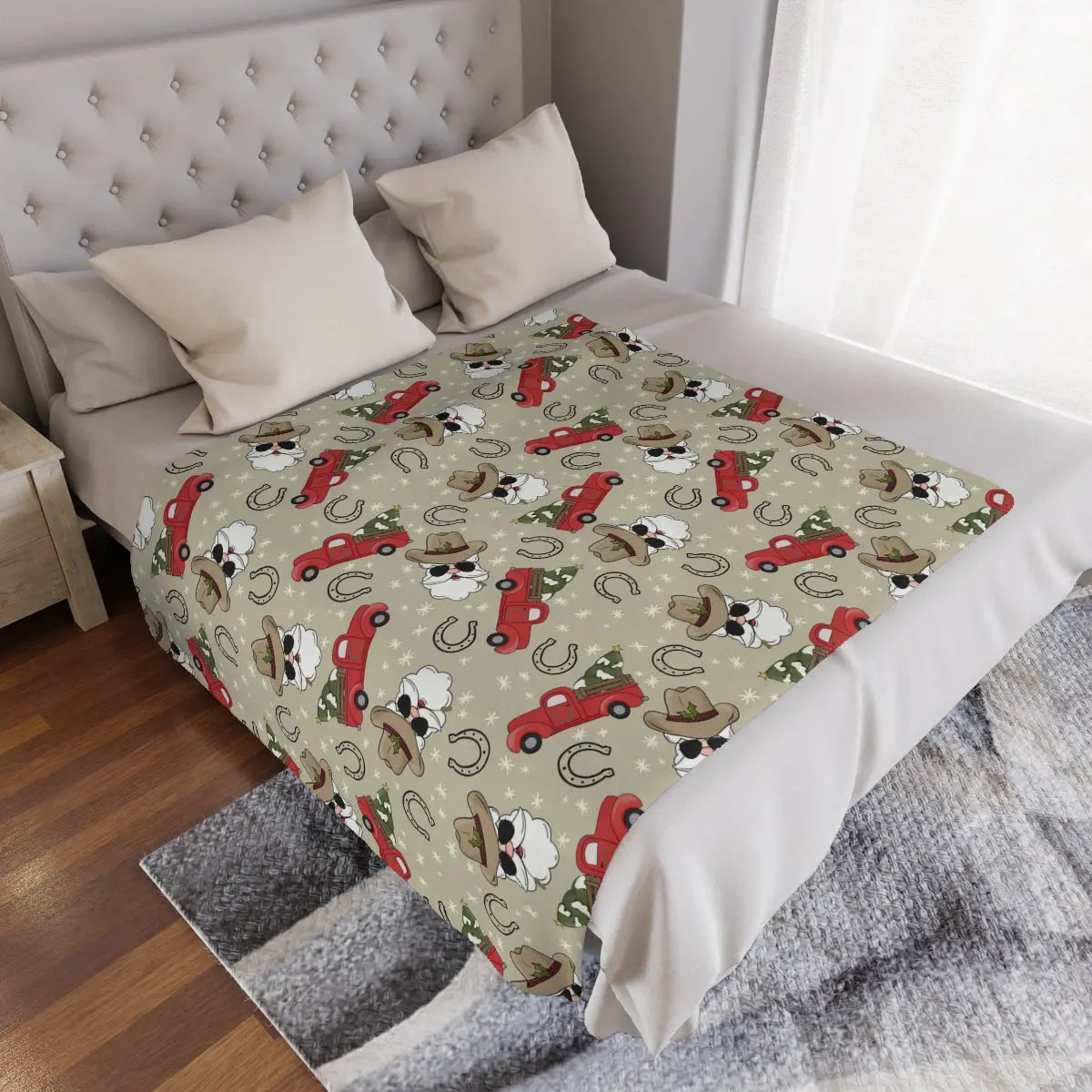 Western Santa Minky Blanket