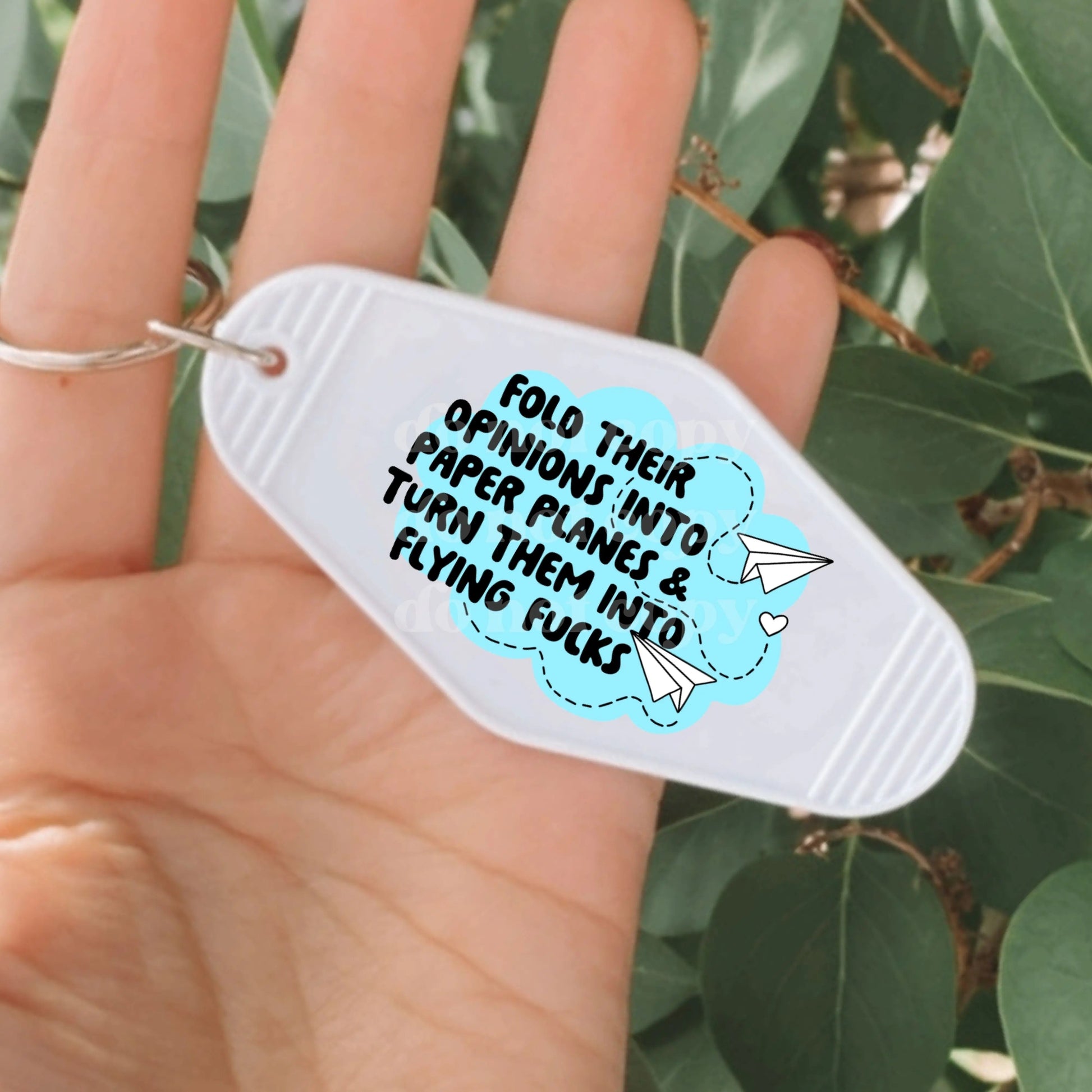 Fold Their Opinions Into Paper Planes | Die Cut Acrylic Blank (No Hardware Included)  Hey There Crafty LLC