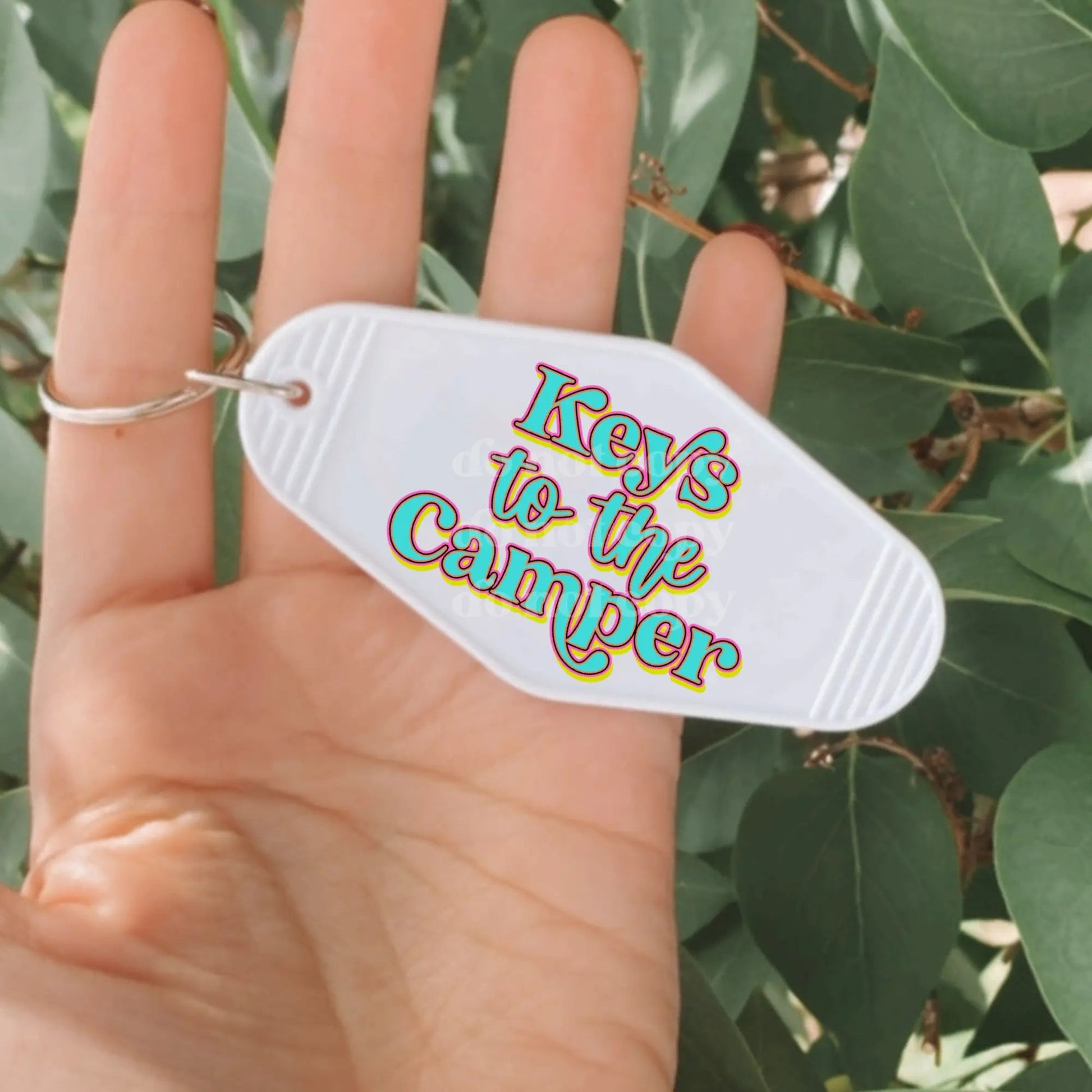 Keys to the Camper | Die Cut Acrylic Blank (No Hardware Included)  - Hey There Crafty LLC