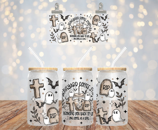 Graveyard Coffee | UVDTF Wrap Hey There Crafty LLC