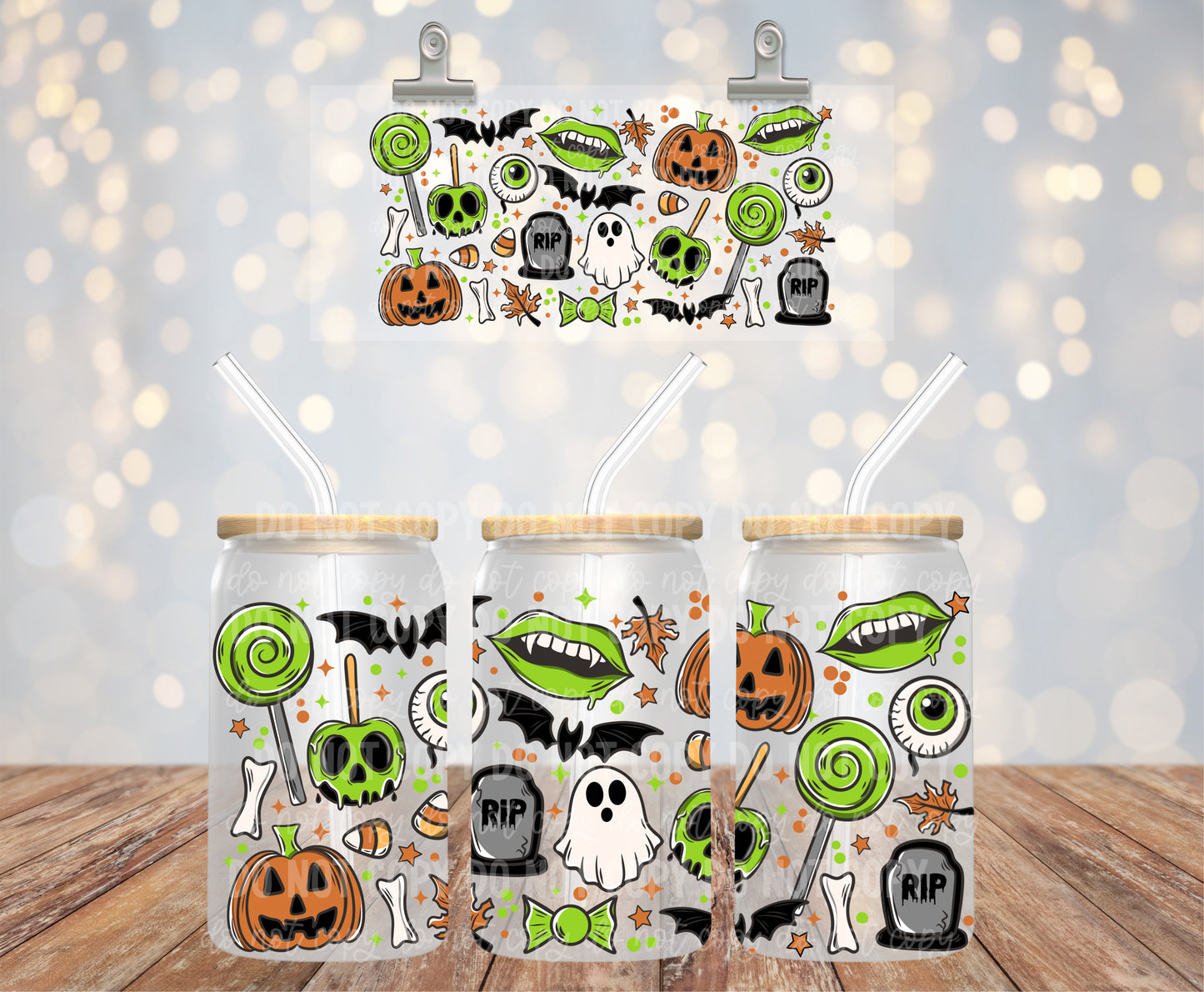 Spooky Season [Green] | UVDTF Wrap Hey There Crafty LLC