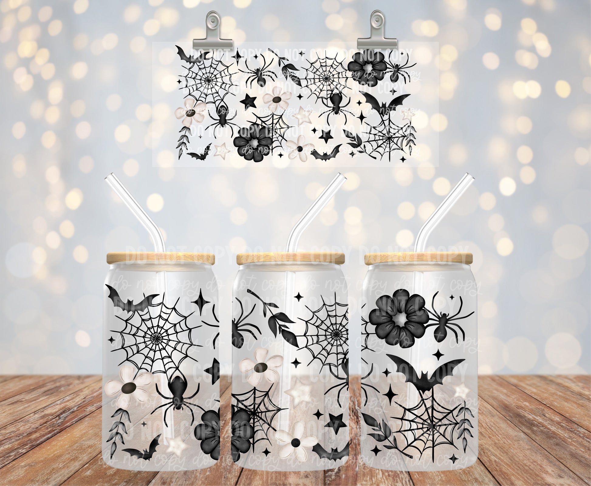 Spider Florals | UVDTF Wrap Hey There Crafty LLC