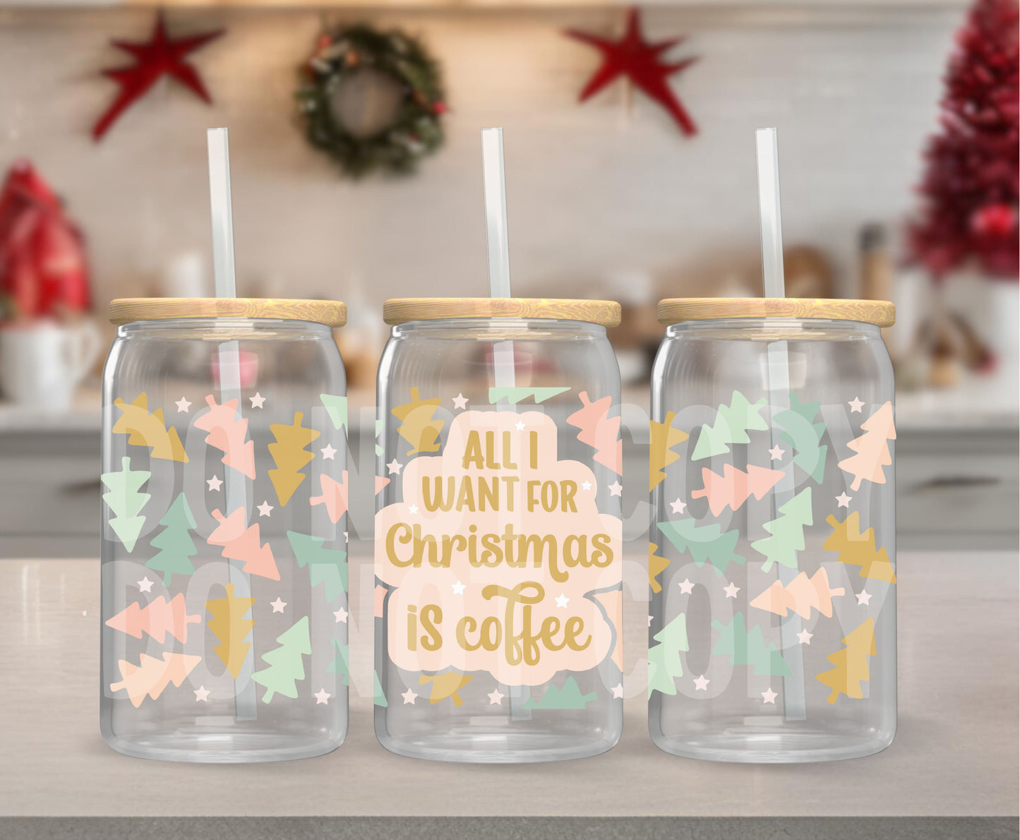 All I Want is Coffee | UVDTF Wrap Hey There Crafty LLC