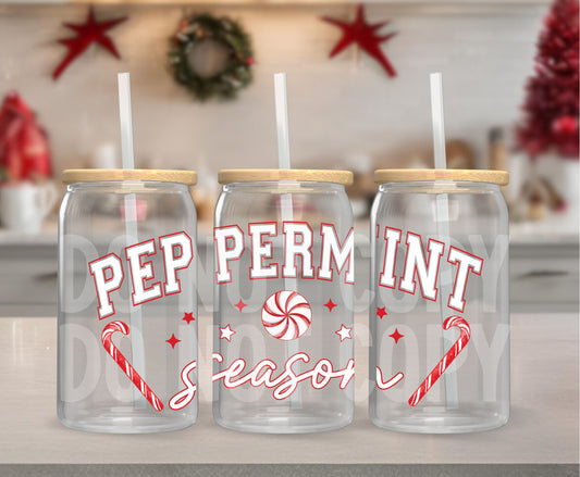 Peppermint Season | UVDTF Wrap Hey There Crafty LLC