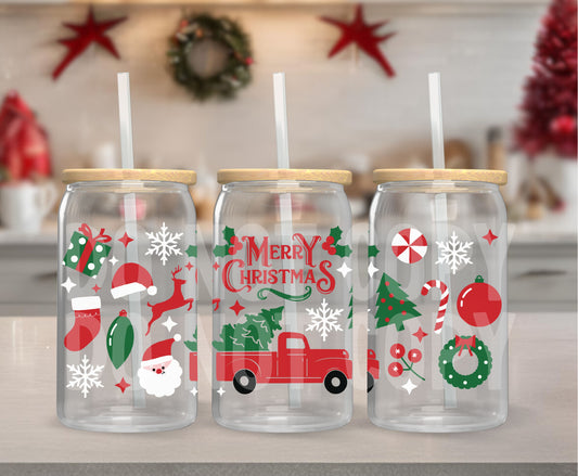 Merry Christmas | UVDTF Wrap Hey There Crafty LLC