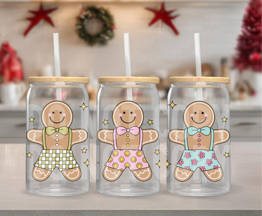 Gingerbread Men | UVDTF Wrap Hey There Crafty LLC