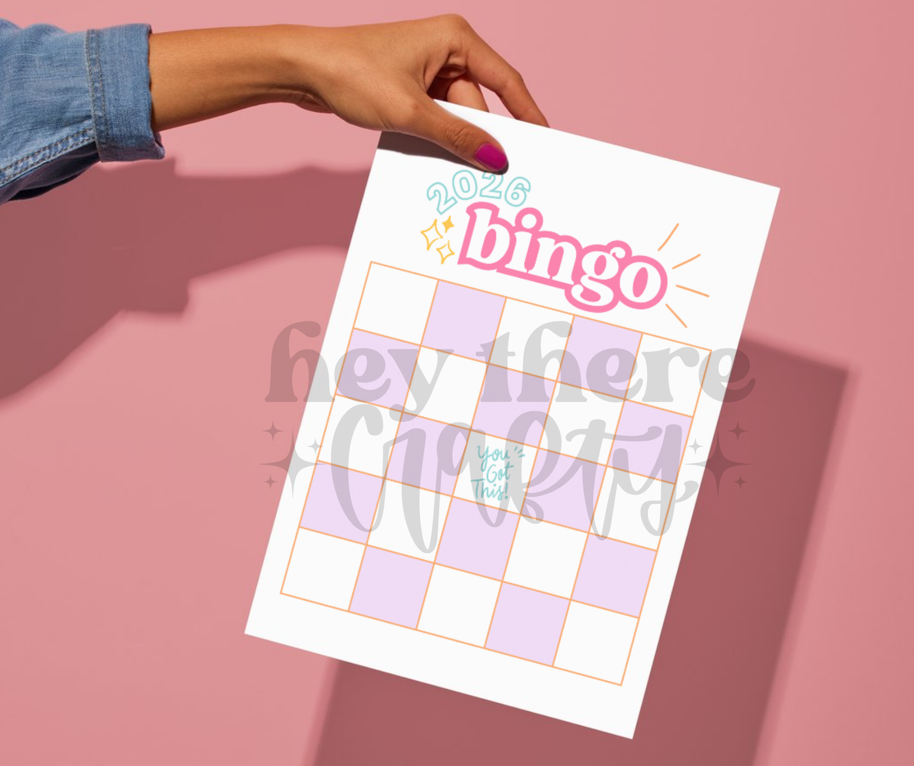 2026 Bingo Card Printable Hey There Crafty LLC