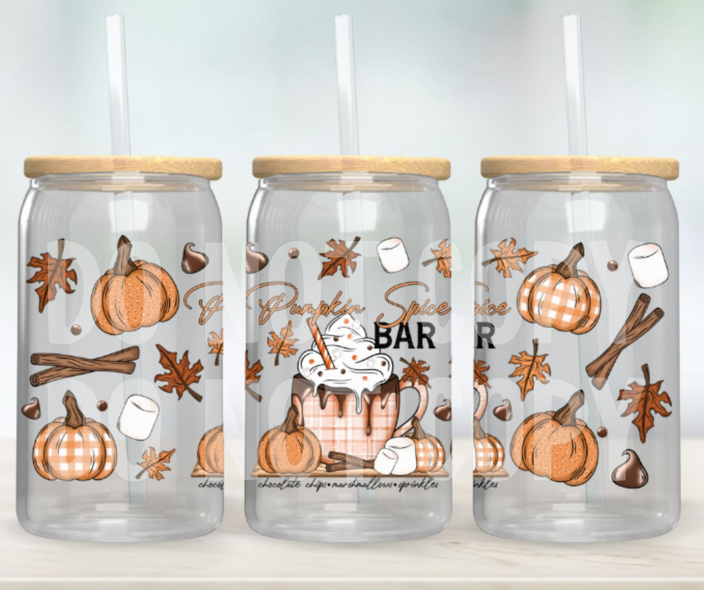 Fall UVDTF Decal Bundle Hey There Crafty LLC