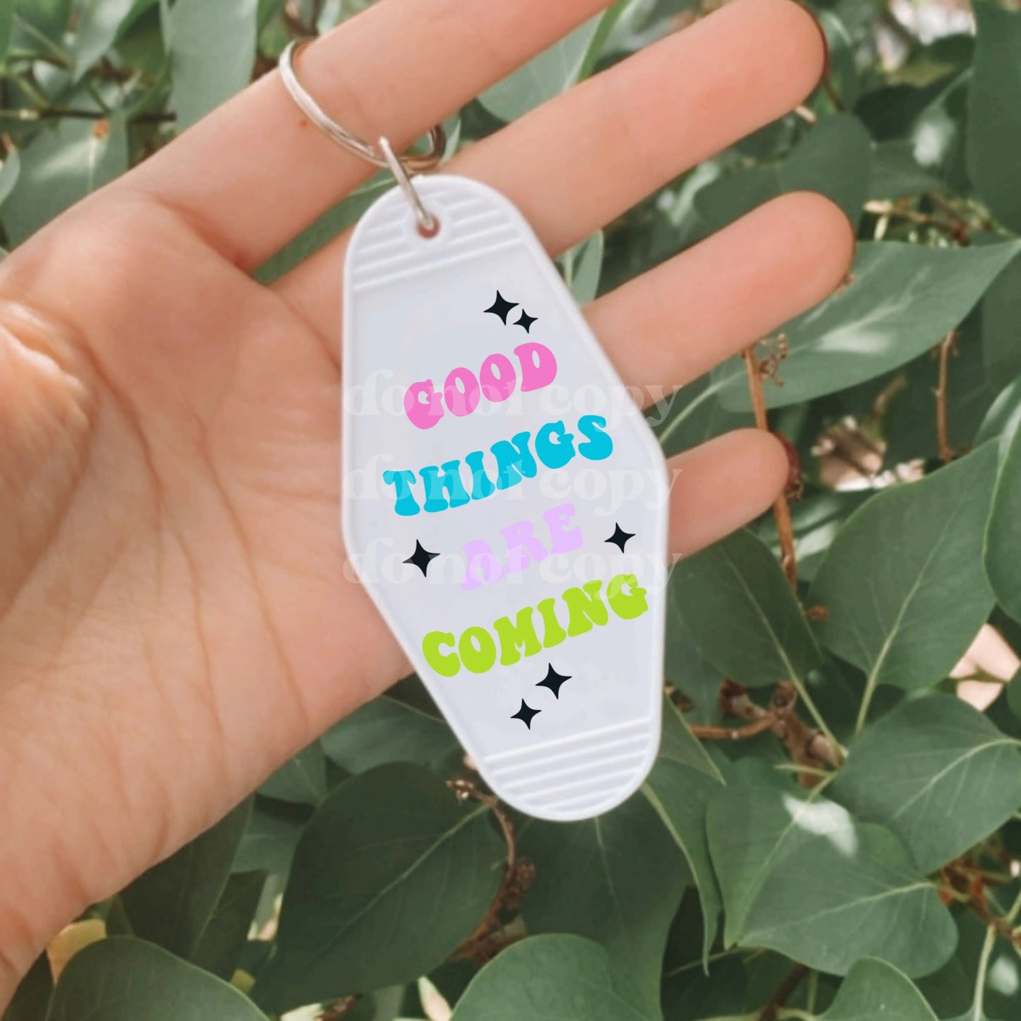 Good Things are Coming | Die Cut Acrylic Blank (No Hardware Included)  Hey There Crafty LLC