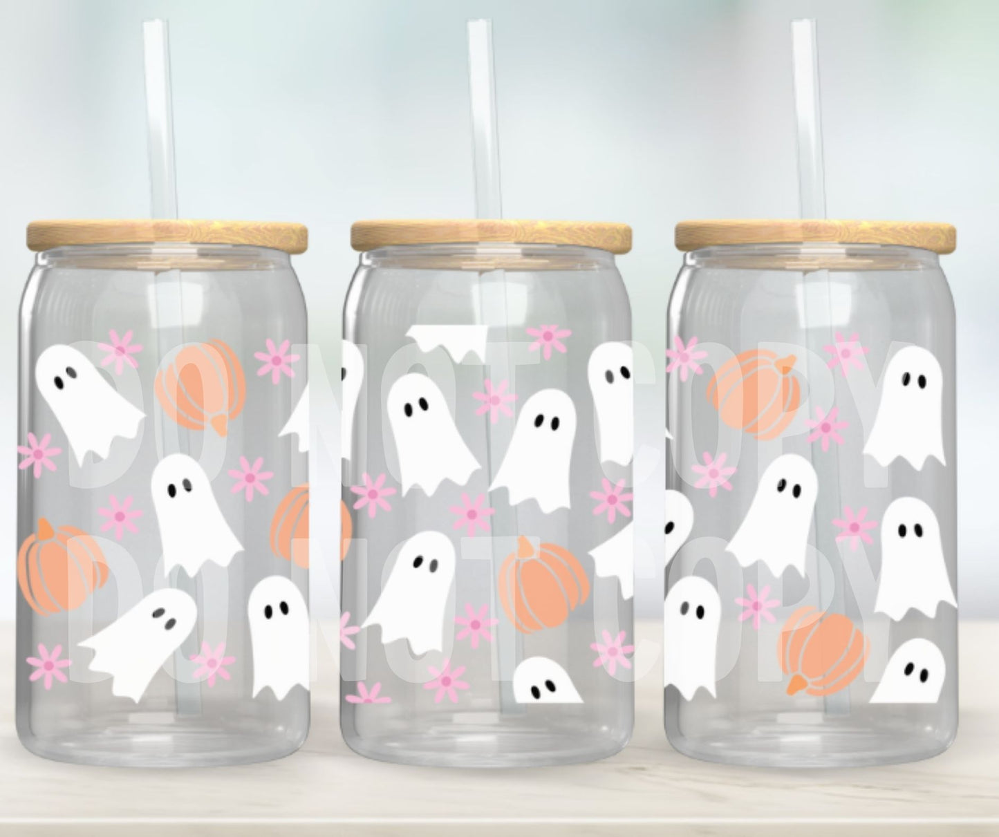 Ghosts & Pumpkins UVDTF Decal Bundle Hey There Crafty LLC