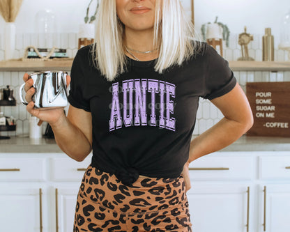 Auntie [LAVENDER INK] | Screen Print Transfer - Hey There Crafty LLC