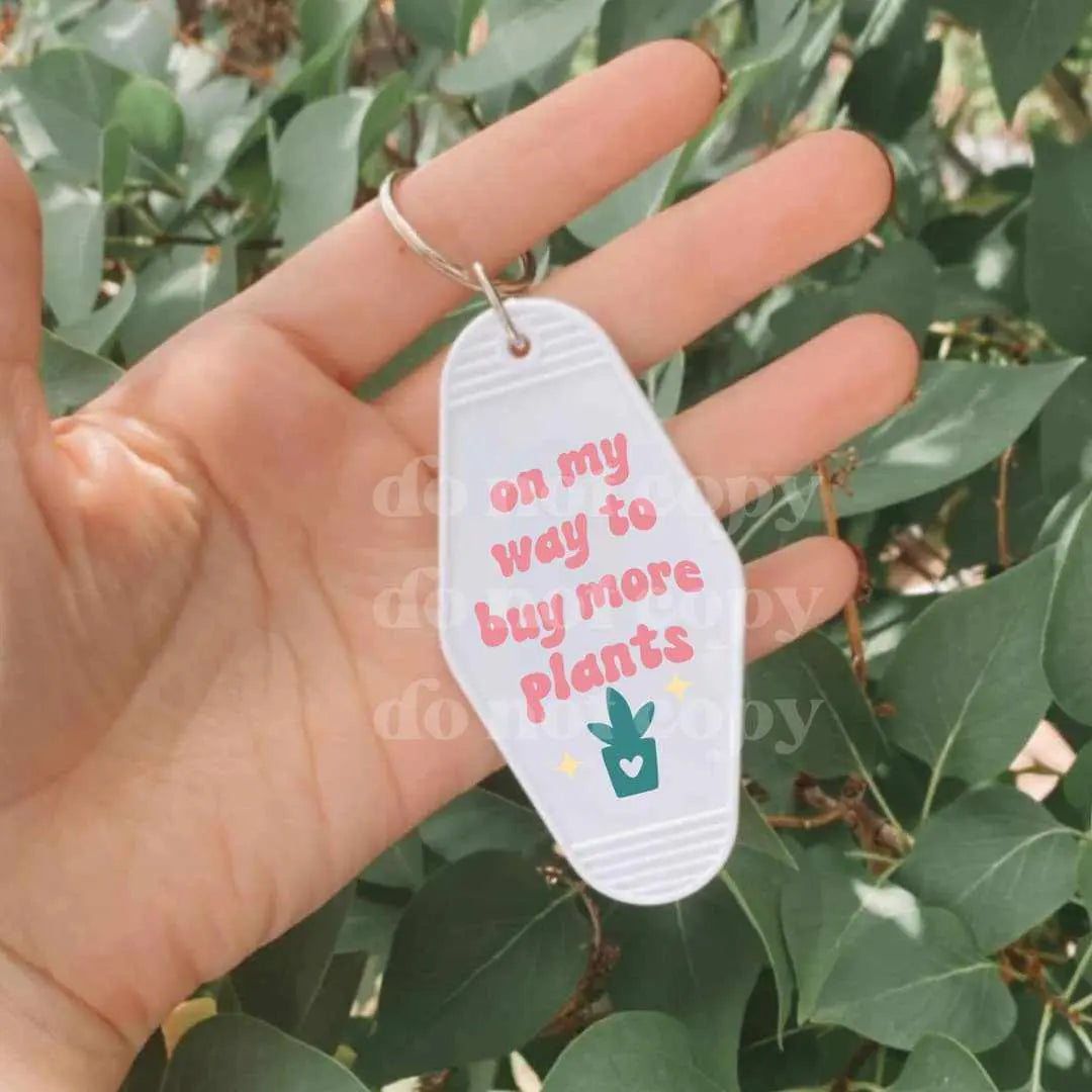 On My Way to Buy More Plants | UVDTF Decal - Hey There Crafty LLC