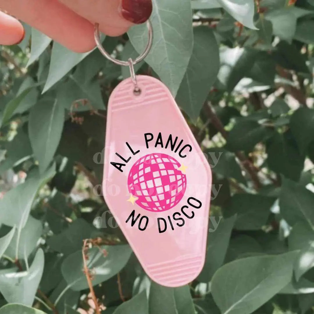 All Panic No Disco | Die Cut Acrylic Blank (No Hardware Included) - Hey There Crafty LLC