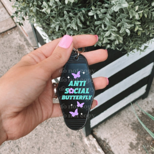 Anti Social Butterfly | UVDTF Decal