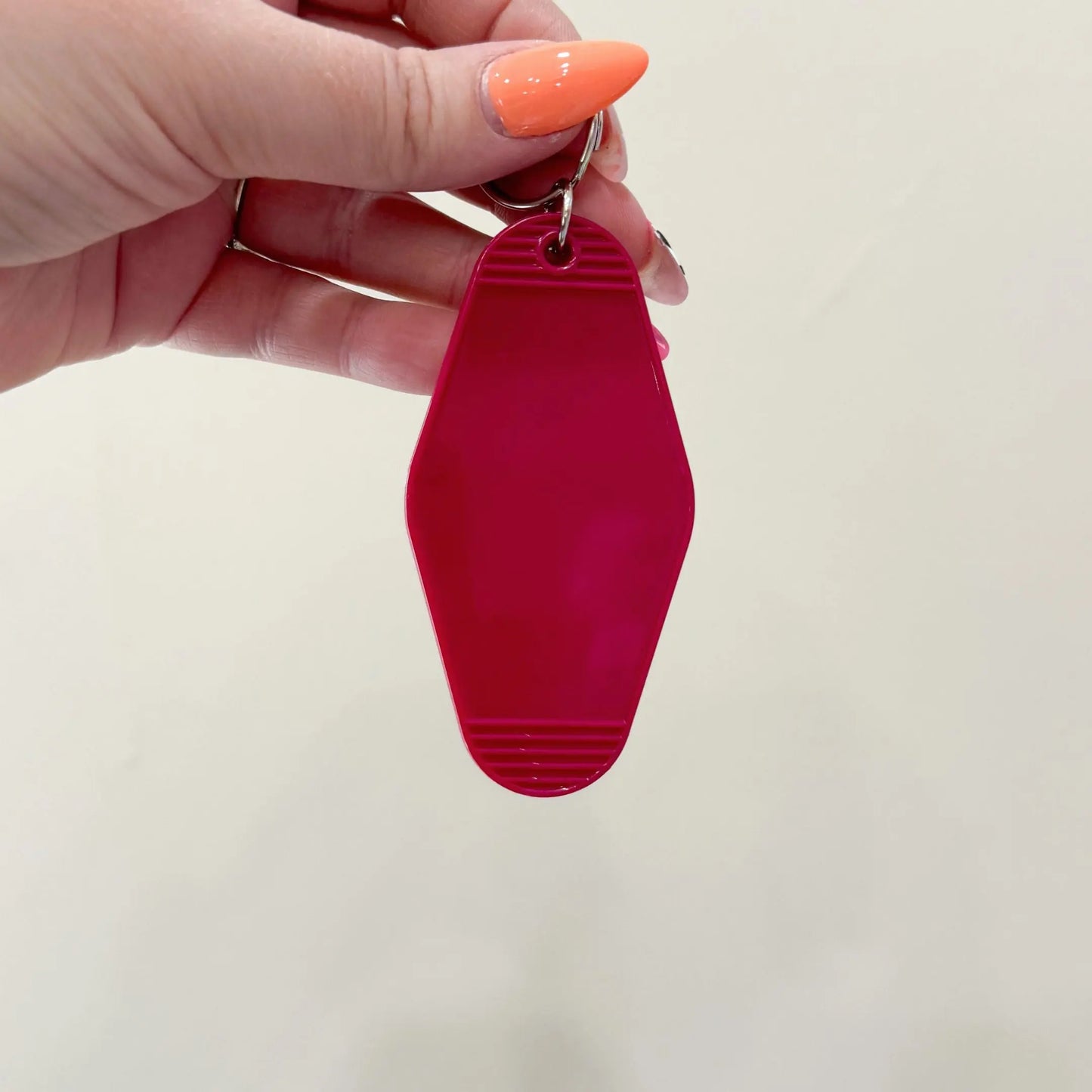 Blank Motel Keychain