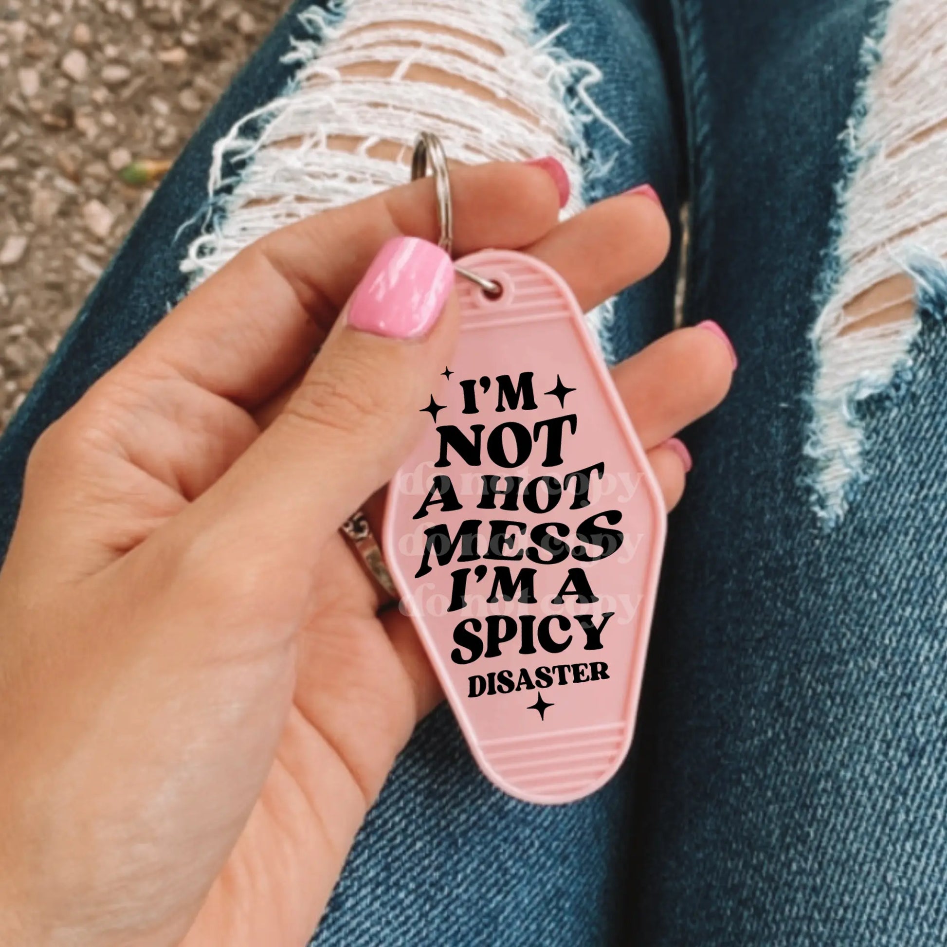 I'm Not a Hot Mess I'm a Spicy Disaster | UVDTF Decal [DS] - Hey There Crafty LLC