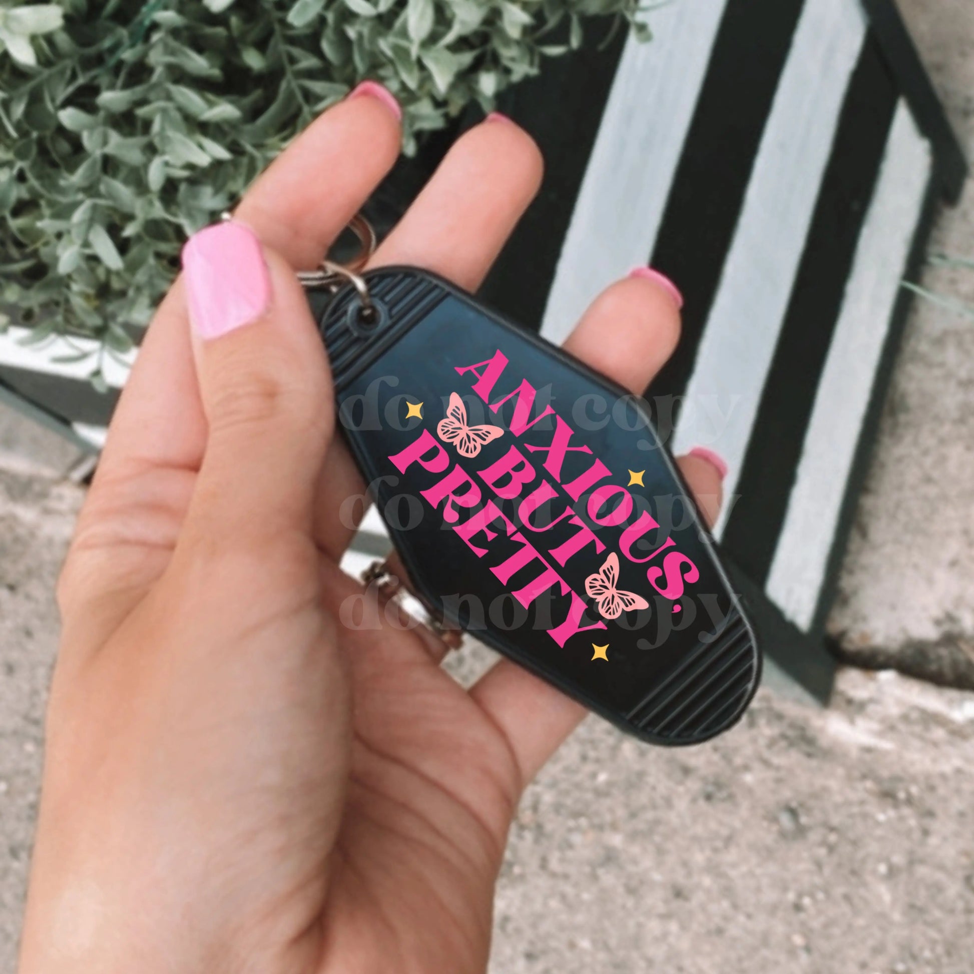 Anxious But Pretty | UVDTF Decal - Hey There Crafty LLC